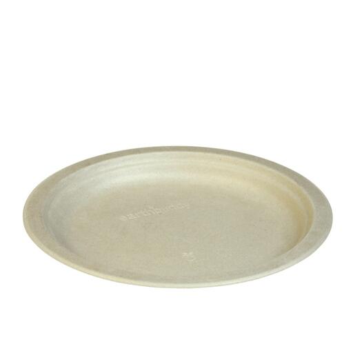 YAMA, Cukornád kerek tányér, 23 cm, natúr (N152)