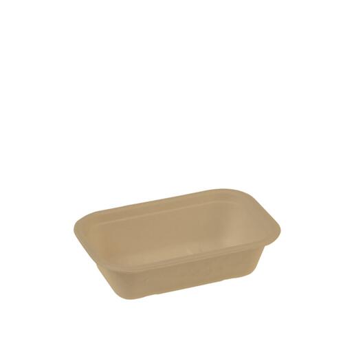 YAMA, Cukornád ételszállító doboz, téglalap alakú, 205×130×56 mm, 650 ml, natúr (17022)