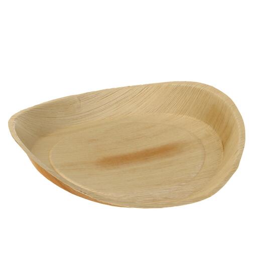 YAMA, Pálmalevél kerek tányér, 30 cm (N141)